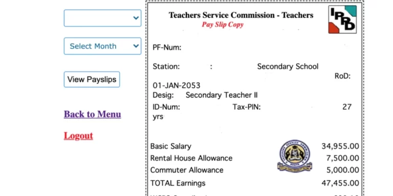 TSC Grade C2 Salary Scale