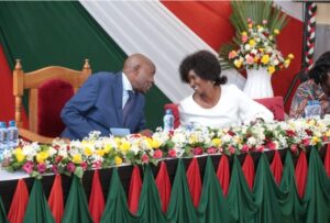 TSC CEO Dr Nancy Macharia With Education Cabinet Secretary Ezekiel Machogu at a past event