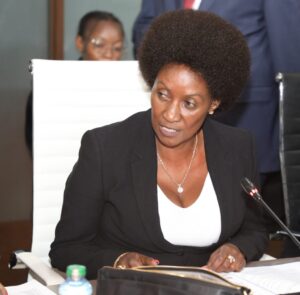 A photo of TSC CEO Dr Nancy Macharia at a past event 