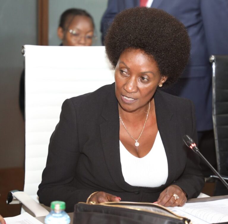 A photo of TSC CEO Dr Nancy Macharia at a past event