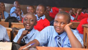 A clear photo of grade 7 learners in a school in Nairobi County during a Pre- Technical lesson