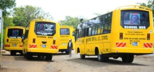 Buses belonging to schools in Njoro Subcounty in Nakuru County ;Image/File