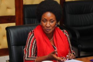 A clear photo of TSC CEO Dr Nancy Macharia at her office in Upper Hill Nairobi 