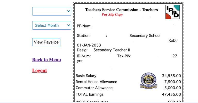 TSC Salary & Allowances For A Newly Employed Teacher