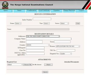 KNEC QMIS Portal