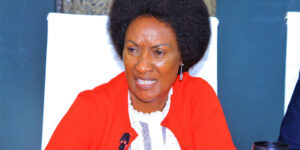 A clear photo of TSC CEO Dr Nancy Macharia at a past event 