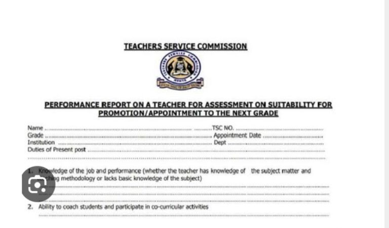 TSC Formulates Clear Promotion Criteria For Teachers