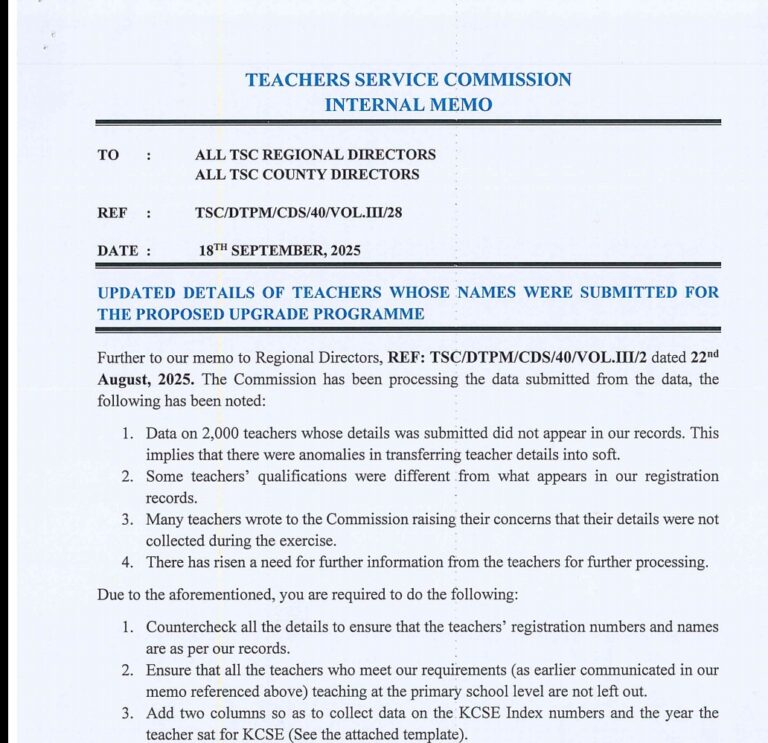 Fate Of P1 Teachers With C Plain Revealed In TSC Upgrading Plan